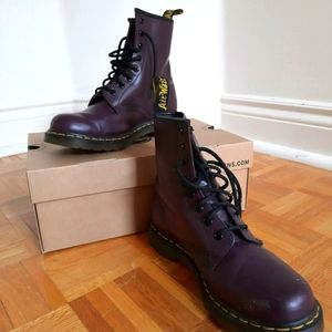 Purple Dr. Martens